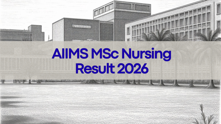 AIIMS MSc Nursing result
