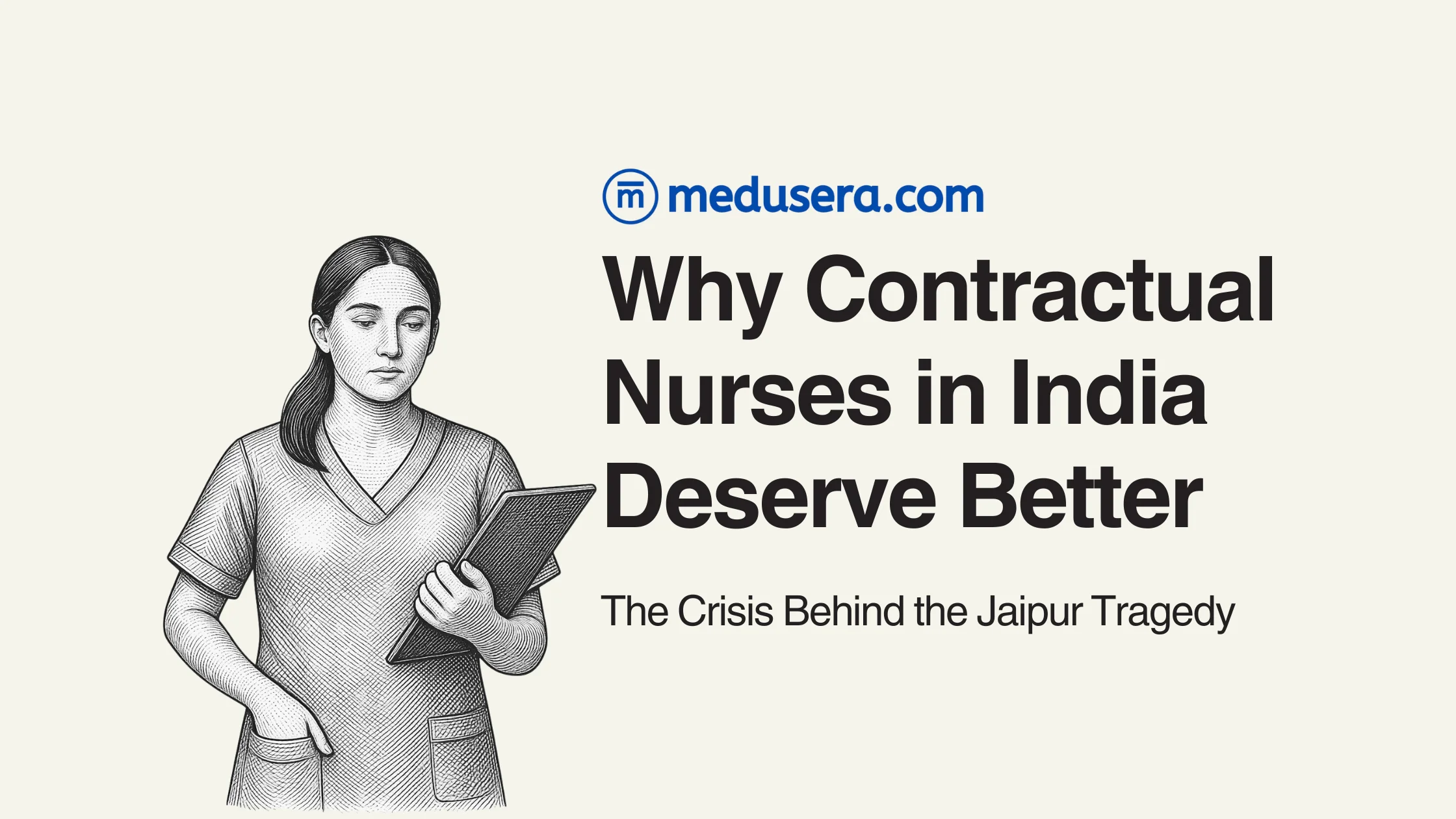 Why Contractual Nurses in India Deserve Better The Crisis Behind the Jaipur Tragedy