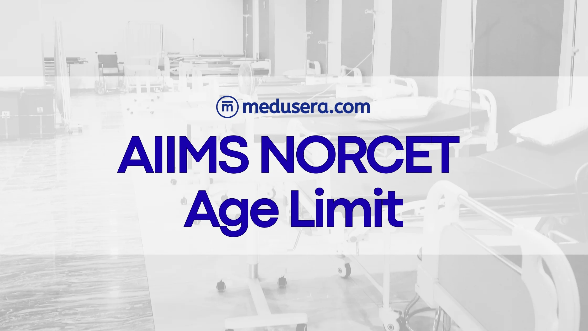 AIIMS NORCET age limit chart showing relaxation for SC ST OBC and PWBD candidates